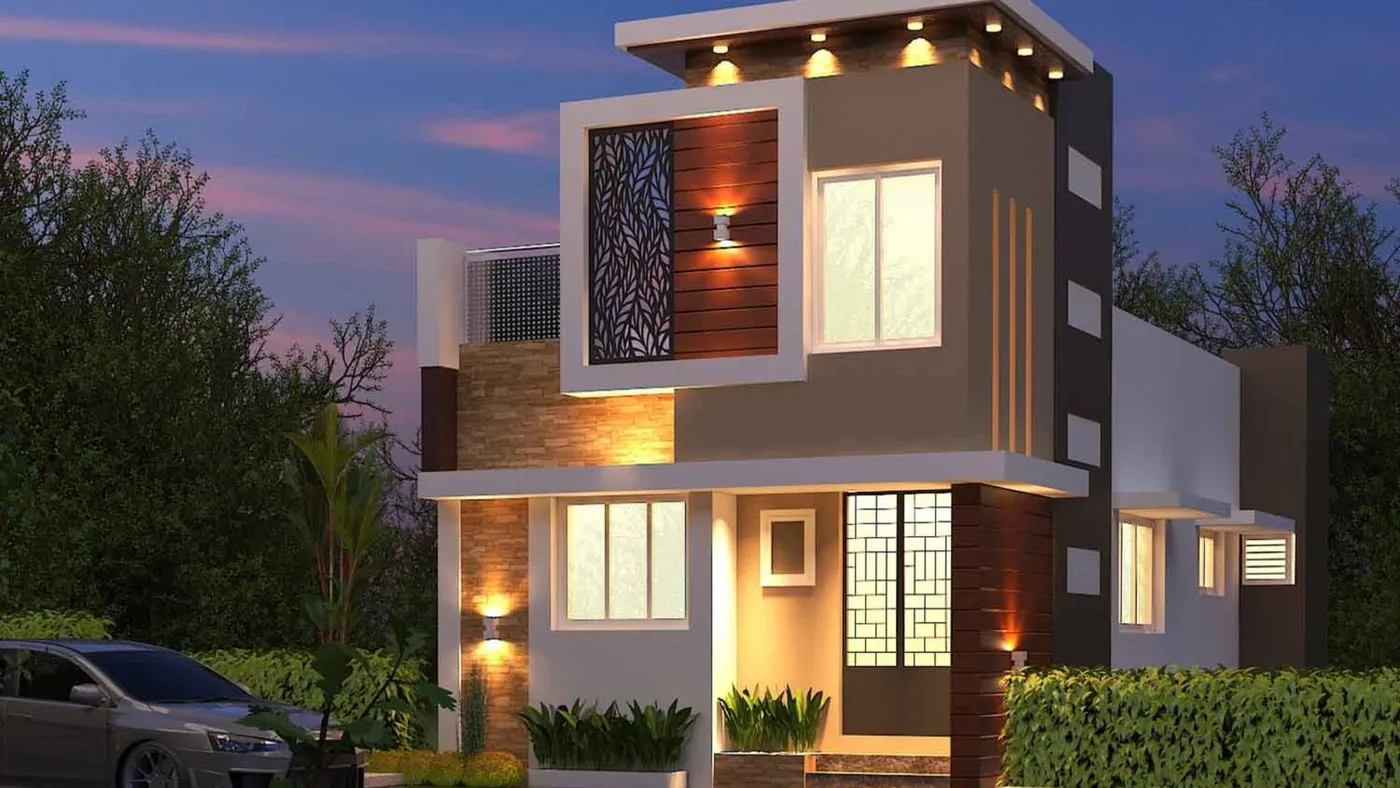 2-Story Design — Madurai by Bharath Architect