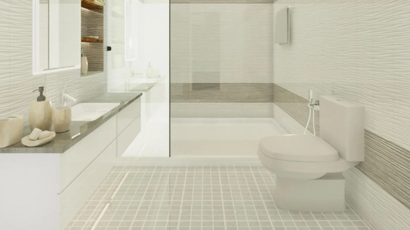 Modern bathroom design